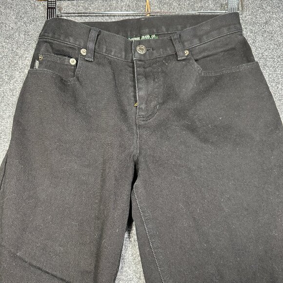 Lauren Jeans Co Ralph Lauren Womens 4P Cotton Stretch Straight Leg Pockets Logo - Picture 3 of 8